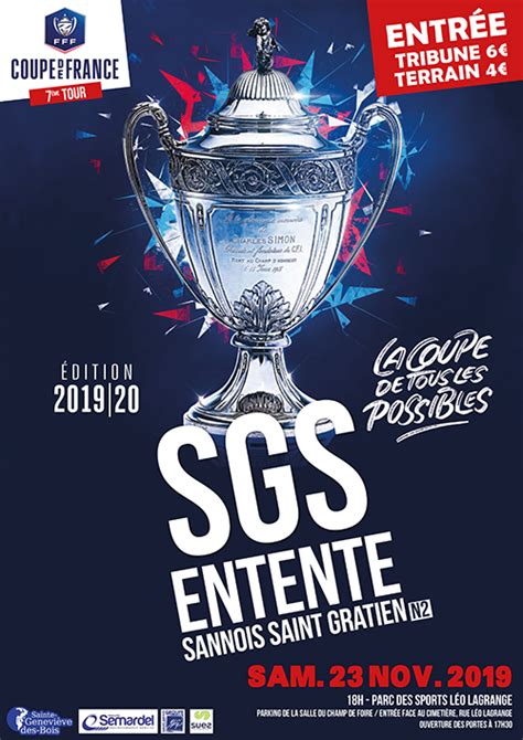 7eme Tour De Coupe De France De Football La Ville De Sainte Geneviève Des Bois