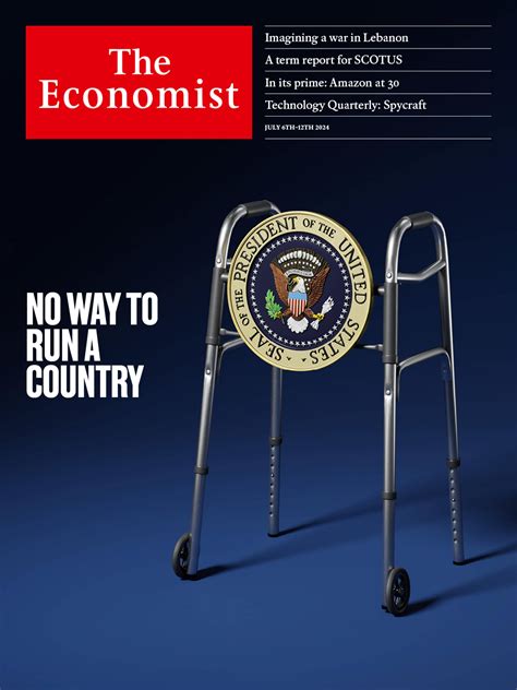 Elezioni Usa L Economist Con Un Deambulatore In Copertina Biden Si