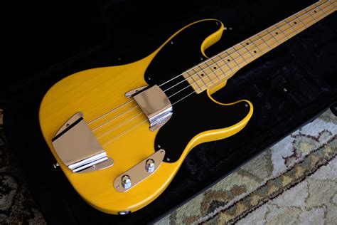 Sold Fs Mij 1951 Style Blonde Fender Precision Bass With Fralin Pickup