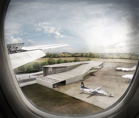 An Airplane Window View Looking Out At Planes