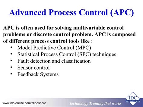 Practical Advanced Process Control For Engineers And Technicians Ppt