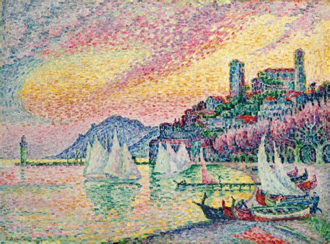 Viejo puerto de Cannes Paul Signac Impresión de arte