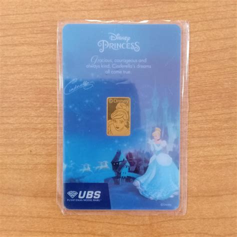 Jual Logam Mulia Ubs Disney Princess Cinderella Ubs Putri Cinderella