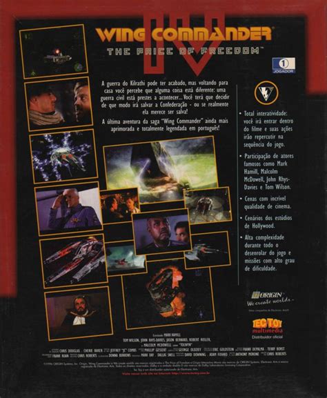 Wing Commander IV The Price Of Freedom Cover Or Packaging Material