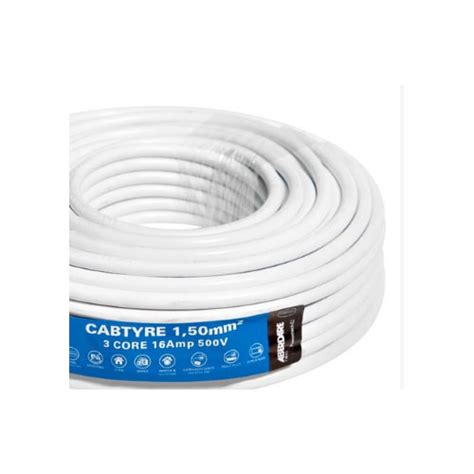 15mm Cabtyre 3 Core White Pm Mega Paints And Hardware