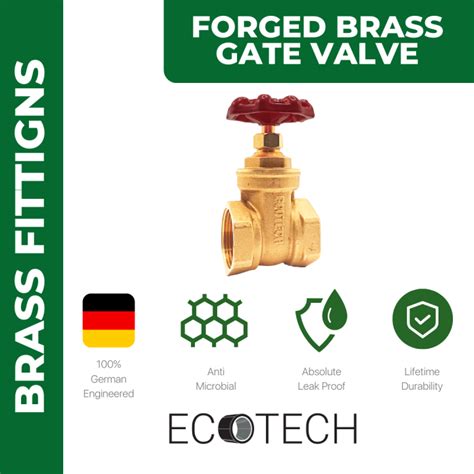 Ecotech™ Drop Forged Dzr Brass Gate Valve Pn20 Lazada Ph