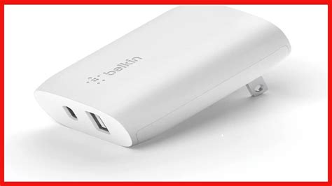 Belkin 37W USB Type C PPS PD Dual Port Wall Phone Charger Power