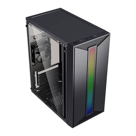 Gabinete Gamer Bluecase Mini Blaze Bg Rgb Mini Tower Lateral De