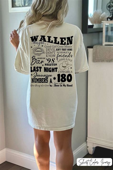 Country Music Morgan Wallen Shirt Wallen Country Country Music