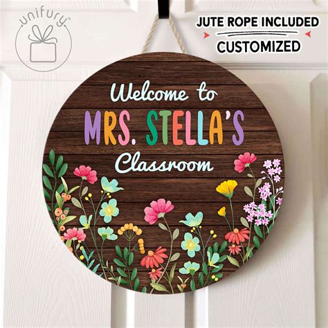 Welcome Teacher Door Signs