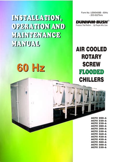 INSTALLATION OPERATION AND MAINTENANCE MANUAL Manualzz