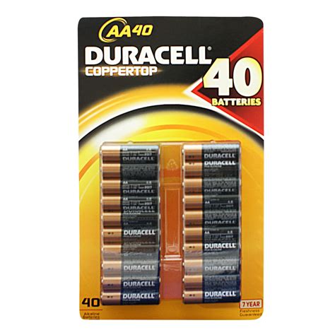 Hardware Duracell Aa Size Coppertop Battery 40 Per Pack Bayanistore