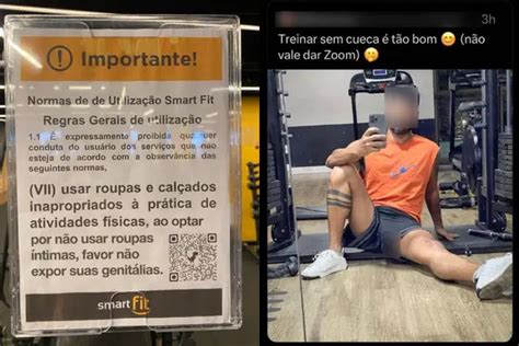 Homem viraliza após malhar sem cueca e Smart Fit divulga avisos veja