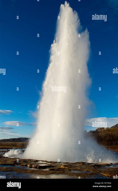 Strokkur Geysir Iceland Stock Photo - Alamy