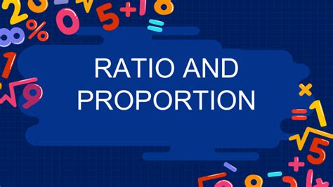 ratio&proportion