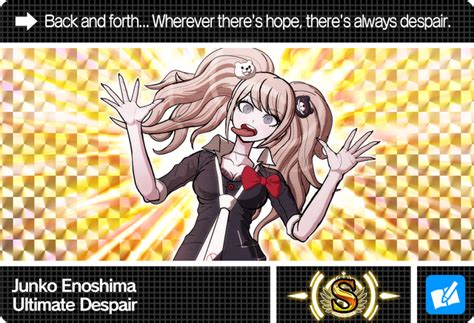 Image Danganronpa V3 Bonus Mode Card Junko Enoshima S Engpng