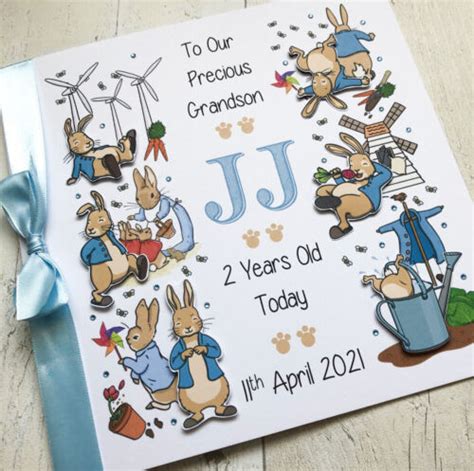 3rd 4th 5th BIRTHDAY CARD Boy Grandson Son Brother Handmade