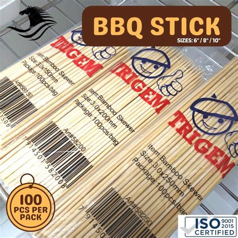 Bamboo Skewers Barbeque Sticks Round Mm Inches Inches