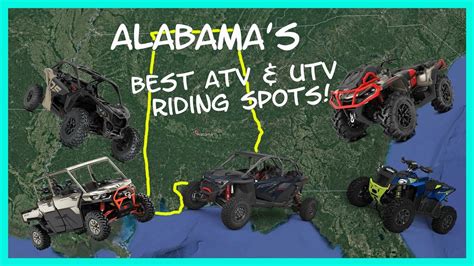 Alabama S Top 6 UTV ATV Riding Locations YouTube