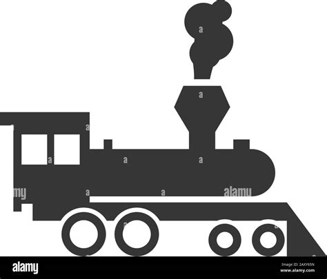 Locomotive Steam Train Icon Design Template Vector Isolated Stock Vector Image And Art Alamy