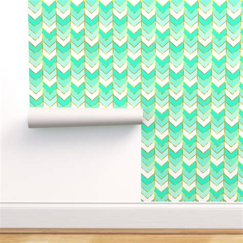 Ombre Mint Color Wallpaper