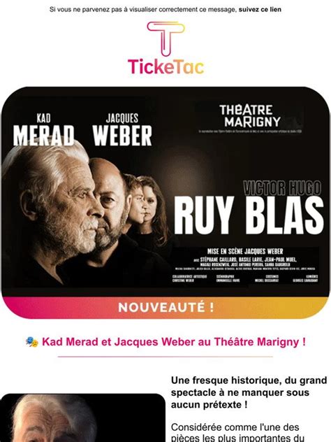 Ticketac Kad Merad Et Jacques Weber Marigny Milled