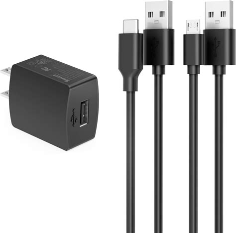 Usb C Charge Cable Cord Wire And Wall Ac Adapterfast Charger