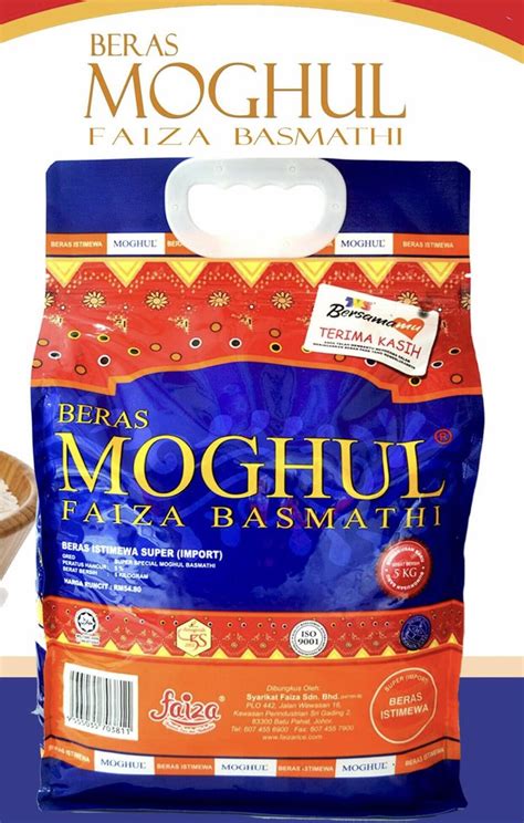 Beras Moghul Basmati Faiza Basmathi Rice Kg Lazada