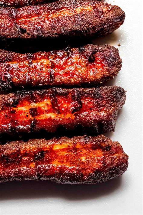 Smoked Pork Belly Strips How To Smoke Pork Belly