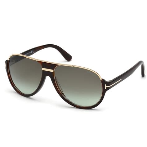 Tom Ford Mens Tf 334 56k Havana Plastic Aviator Sunglasses 16693884 Shopping