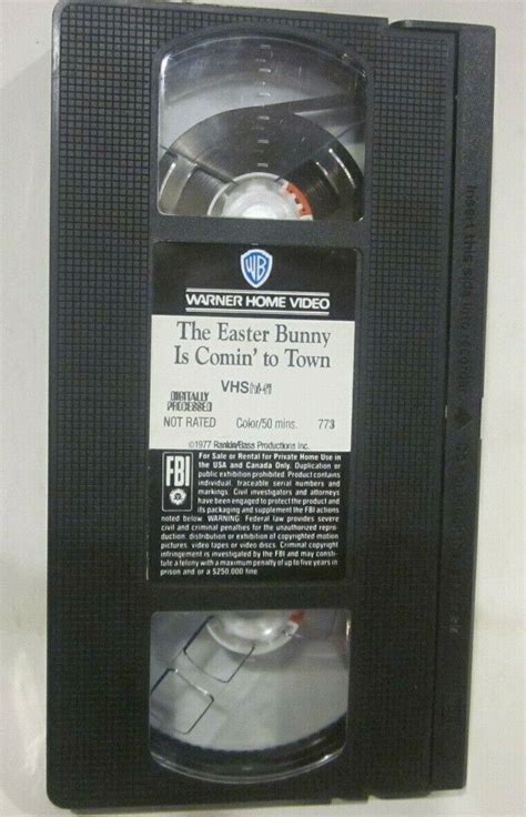 The Easter Bunny Is Comin To Town Vhs Animated Fred Astaire Warner