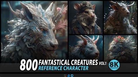 ArtStation - 800 fantastical creatures vol1 | Artworks