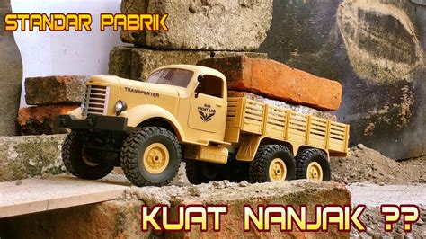 Uji Tenaga Rc Truk Jjrc Q Standar Youtube