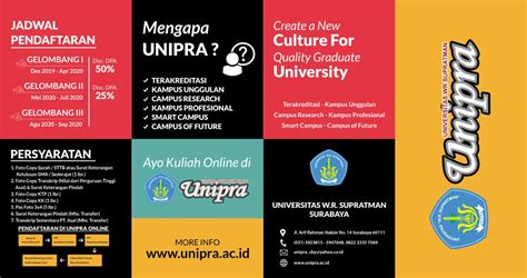 Jadwal Penerimaan Mahasiswa Baru Tahun Akademik 2020 2021 UNIPRA