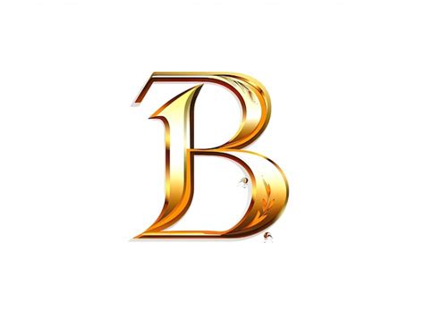 Premium Photo Letter B In Logo Style Badge Simple 2d Design