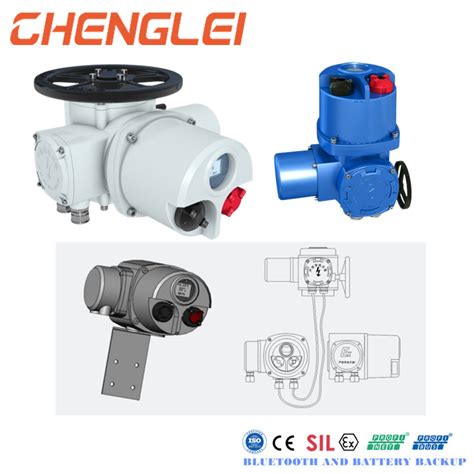 220V 25A Multi Turn Modulating Split Type Electric Valve Actuator For