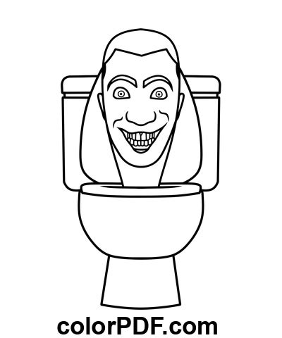 Mod Le De Toilette Skibidi Coloriages Et Livres En Pdf