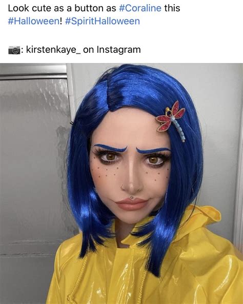 Coraline Costume Spirit Halloween Coraline Halloween Costume Halloween Costumes Makeup