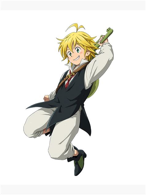 Meliodas 7 Deadly Sins Nanatsu No Taizai 7ds Poster By Anime Dude Redbubble