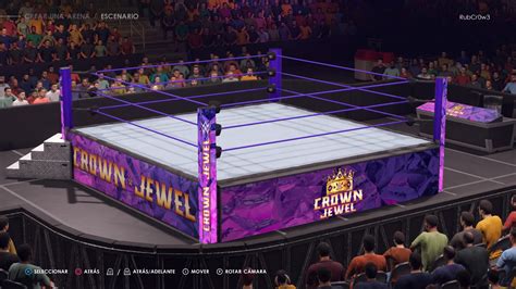 Custom Crown Jewel Arena Used The Ppv Name For A Kingqueen Of The