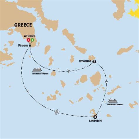 Greek Island Hopper Itinerary Mykonos Santorini Greece Tours Global Journey Greek Island