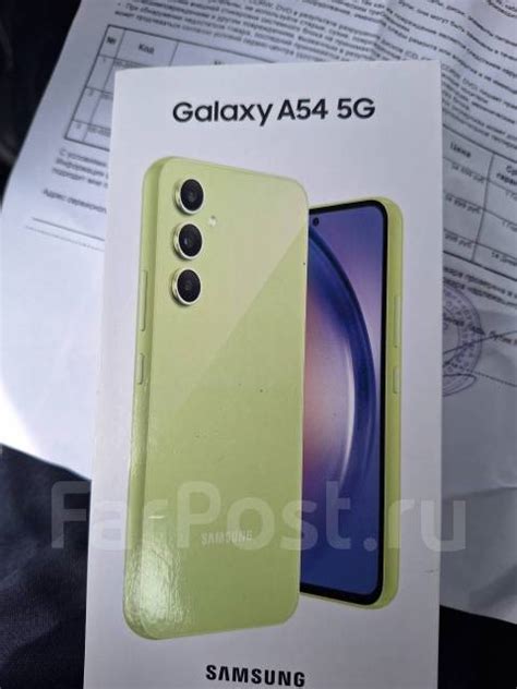 Samsung Galaxy A54, 256 гб, моноблок, зеленый, 4G LTE, 5G, Dual-SIM ...