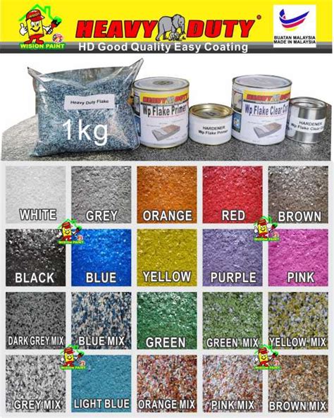 flake  kg lapisan epoxy serpihan warna flake coating epoxy