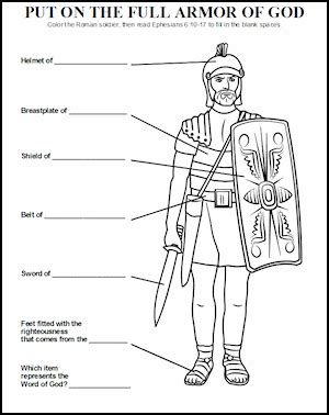 Armor Of God Printable Pdf