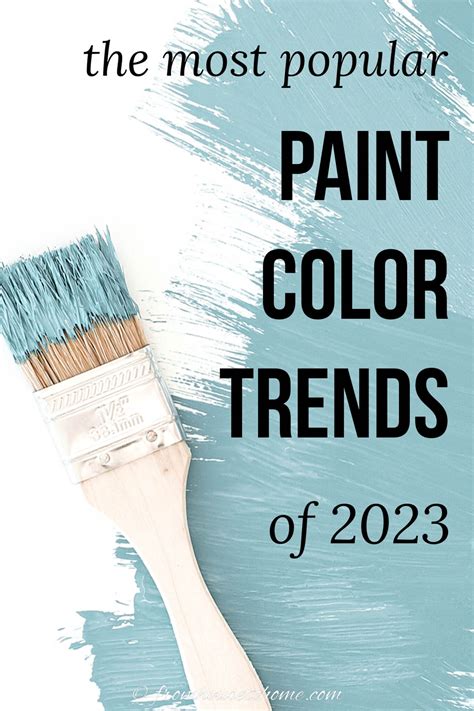 The Most Popular 2023 Paint Color Trends - From House To Home