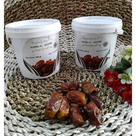 Jual KURMA EMBER 500 GR AL EL QASEEM QASEM KASIM KASIIM 500GR PREMIUM