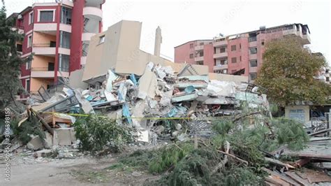 Durrës Albania A powerful 6 4 magnitude earthquake hit Albania