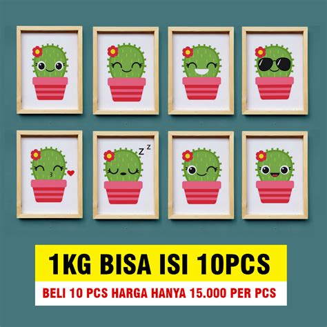 Jual Hiasan Dinding Wall Decor Kaktus Pajangan Dinding Ruang Tamu