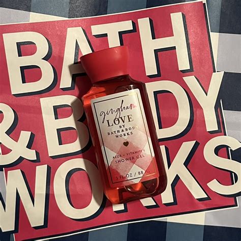 New Gingham Love Travel Shower Gel 3 Oz Bath And Body Works Ebay