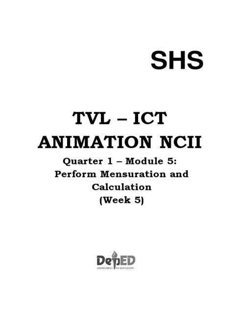 Tvlictanimation Nciiq1module 5passed Pdf